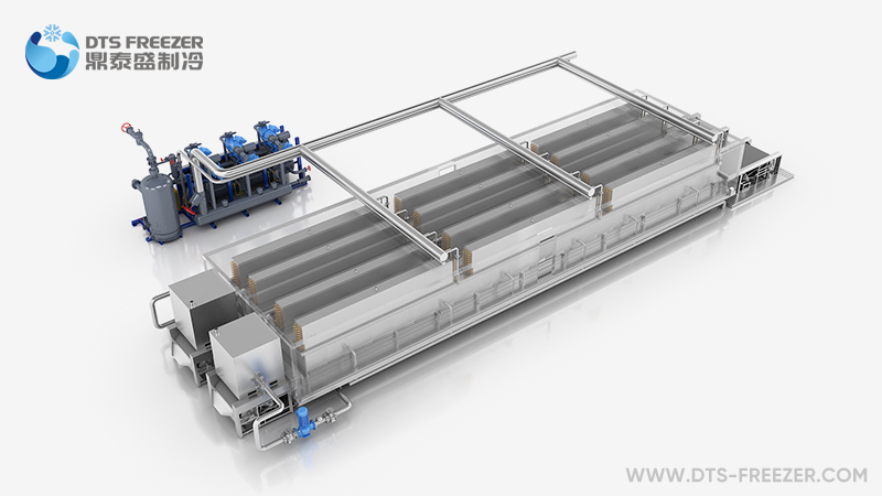 盐水板带速冻机